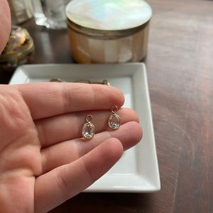 14K Gold Gemstone Earring Charms